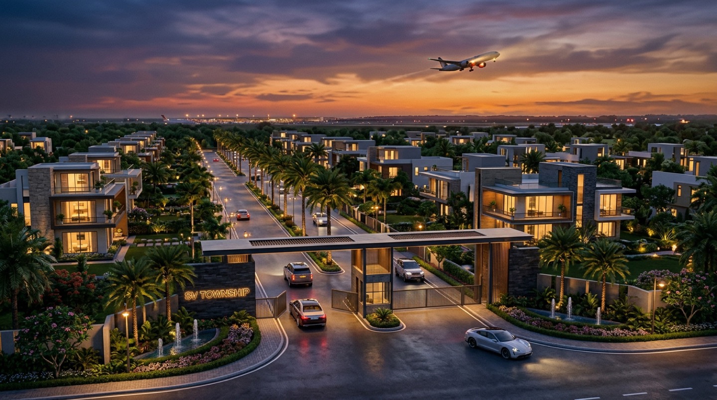 SV Township Jewar Airport Corridor 8K Masterplan